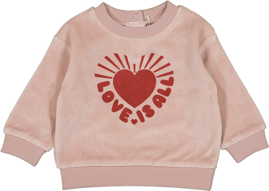 Sweat Jim Velvet Love Pink
