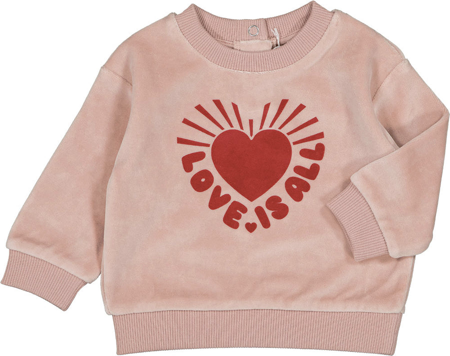 Sweat Jim Velvet Love Pink
