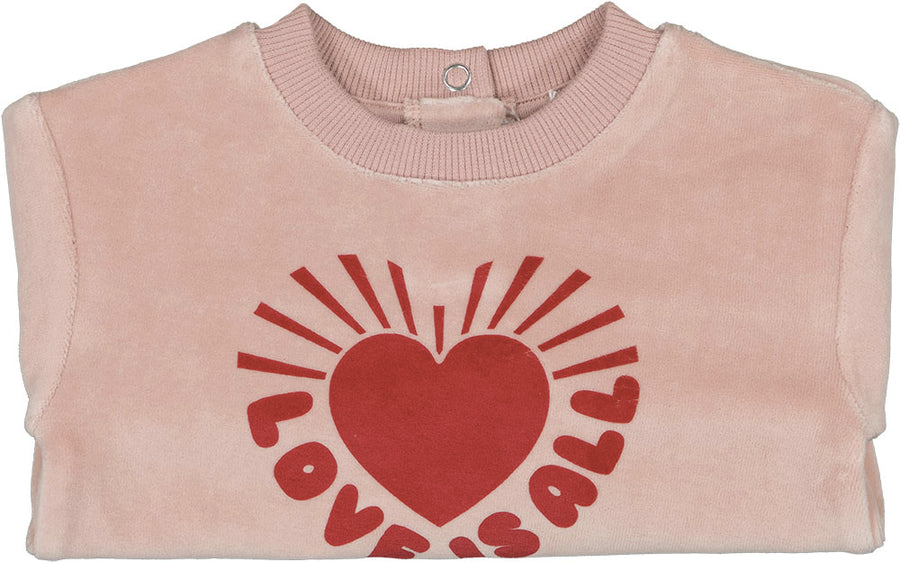 Sweat Jim Velvet Love Pink