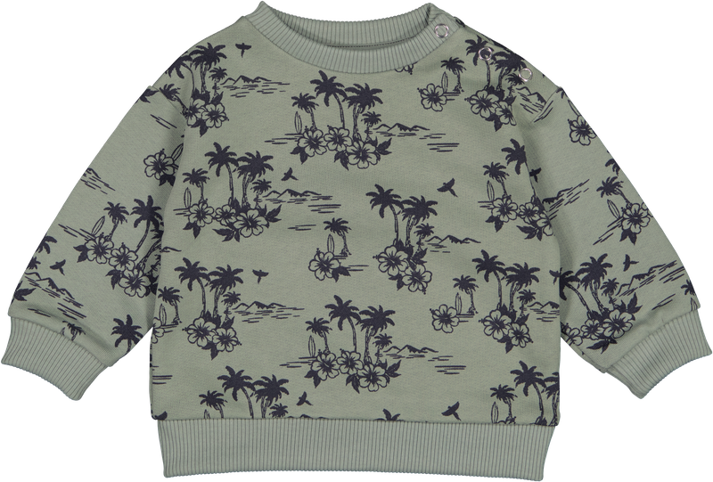 Sweat Jimmy Cotton Fleece Hawai Light Khaki