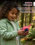 Talkie-walkie Talky Video MOB, boutons simples pensés pour les enfants