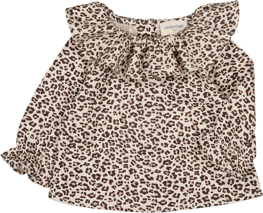 Tunic Lilie Twill Brushed Leopard Beige