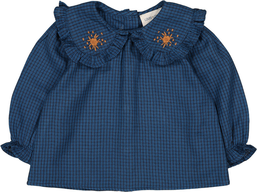 Tunic Nini Twill Brushed Check Navy