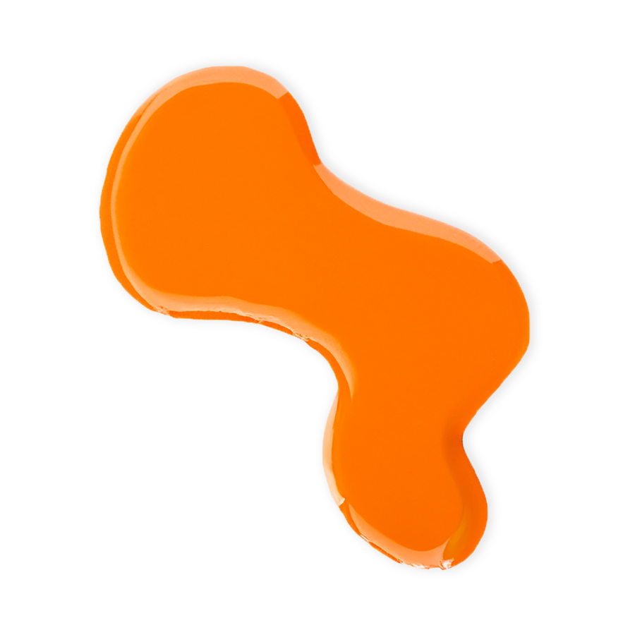 Waterbased Nail Polish Kids - Neon Orange - Papaya Scent