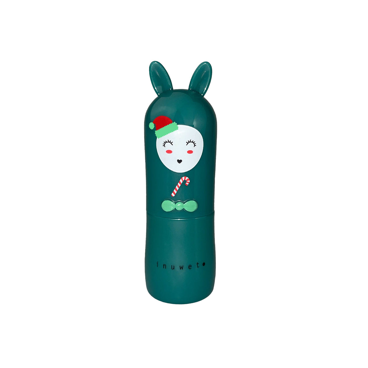 Baume à lèvres enfant cerise vert Inuwet Bunny Holy, lapin de la collection de Noël