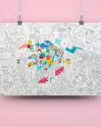 Poster A Colorier - Kids Life 100 X 70