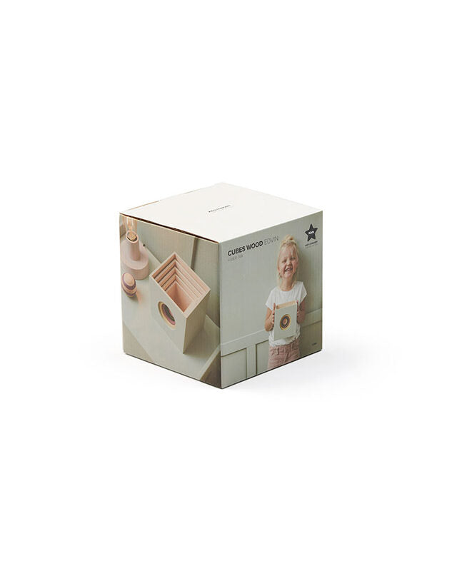 Cubes bois 5 pcs EDVIN