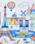 Paris – Set De Table À Colorier