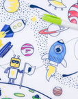 Dans l'espace – Set De Table À Colorier