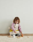 Ensemble tablier gris KID'S HUB
