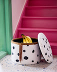 Pouf rond avec rangement FIFI