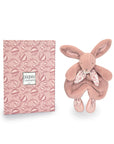 Doudou lapin rose poudré Lapin DOUDOU – doudou lapin 29 cm Doudou et Compagnie