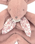 Doudou lapin rose poudré Lapin DOUDOU – taille 29 cm