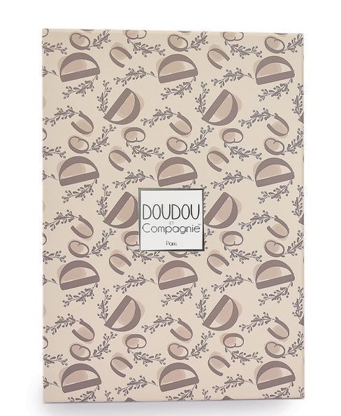 Doudou lapin beige sable Lapin DOUDOU – idéal en cadeau de naissance