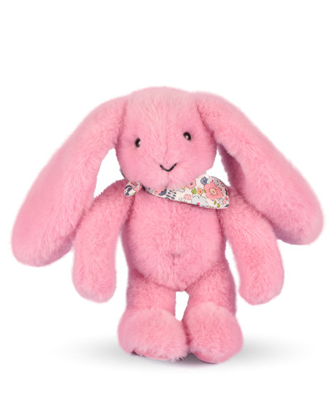 Peluche Lapin Fleurette grenadine 25 cm – peluche lapin Doudou et Compagnie