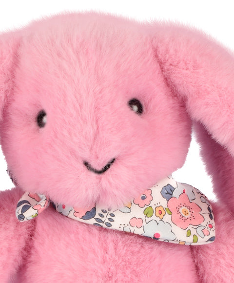 Peluche Lapin Fleurette grenadine 25 cm – tout doux dès la naissance