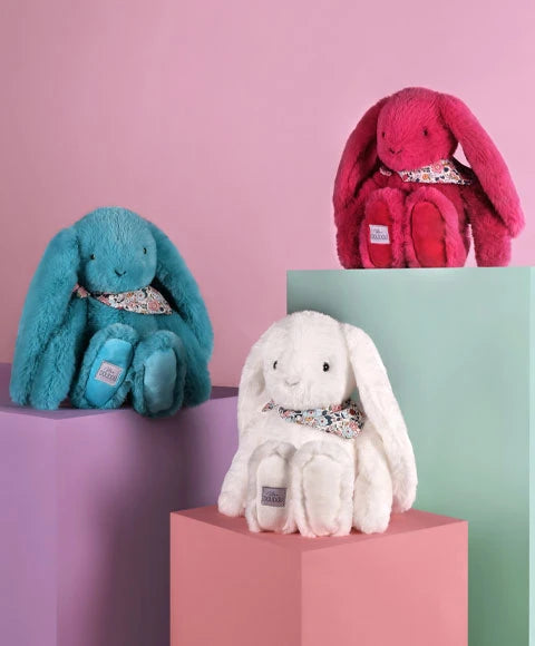 LAPIN FLEURETTE - Fuchsia 35 cm