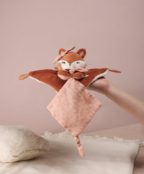 Doudou attache-sucette renard Mina – tout doux dès la naissance