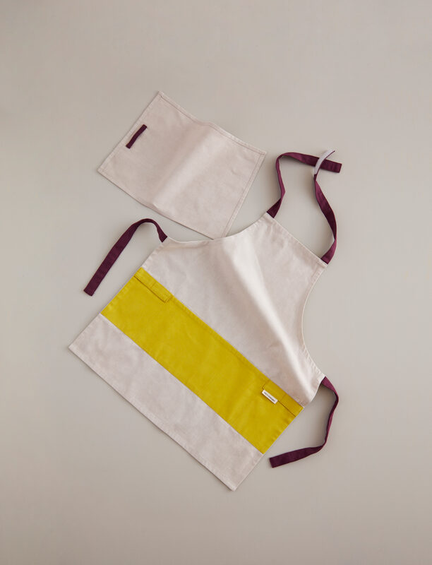 Ensemble tablier gris KID'S HUB