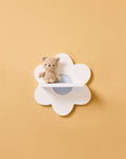 Etagère Fleur blanc