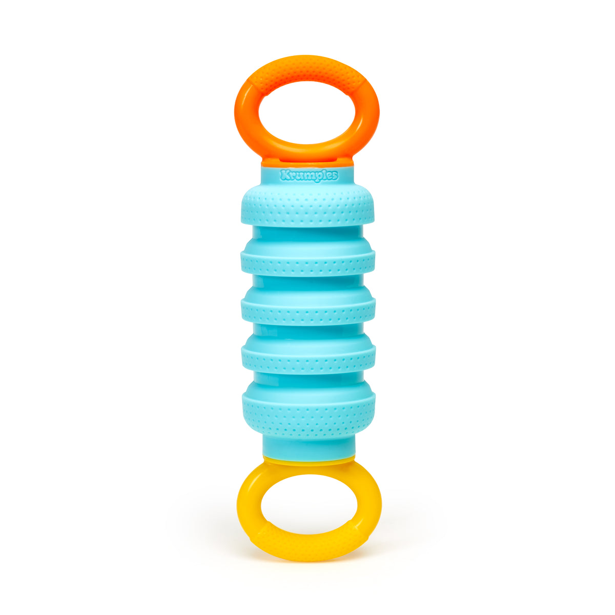 Krumples Pully bleu vintage, jouet en silicone Quut