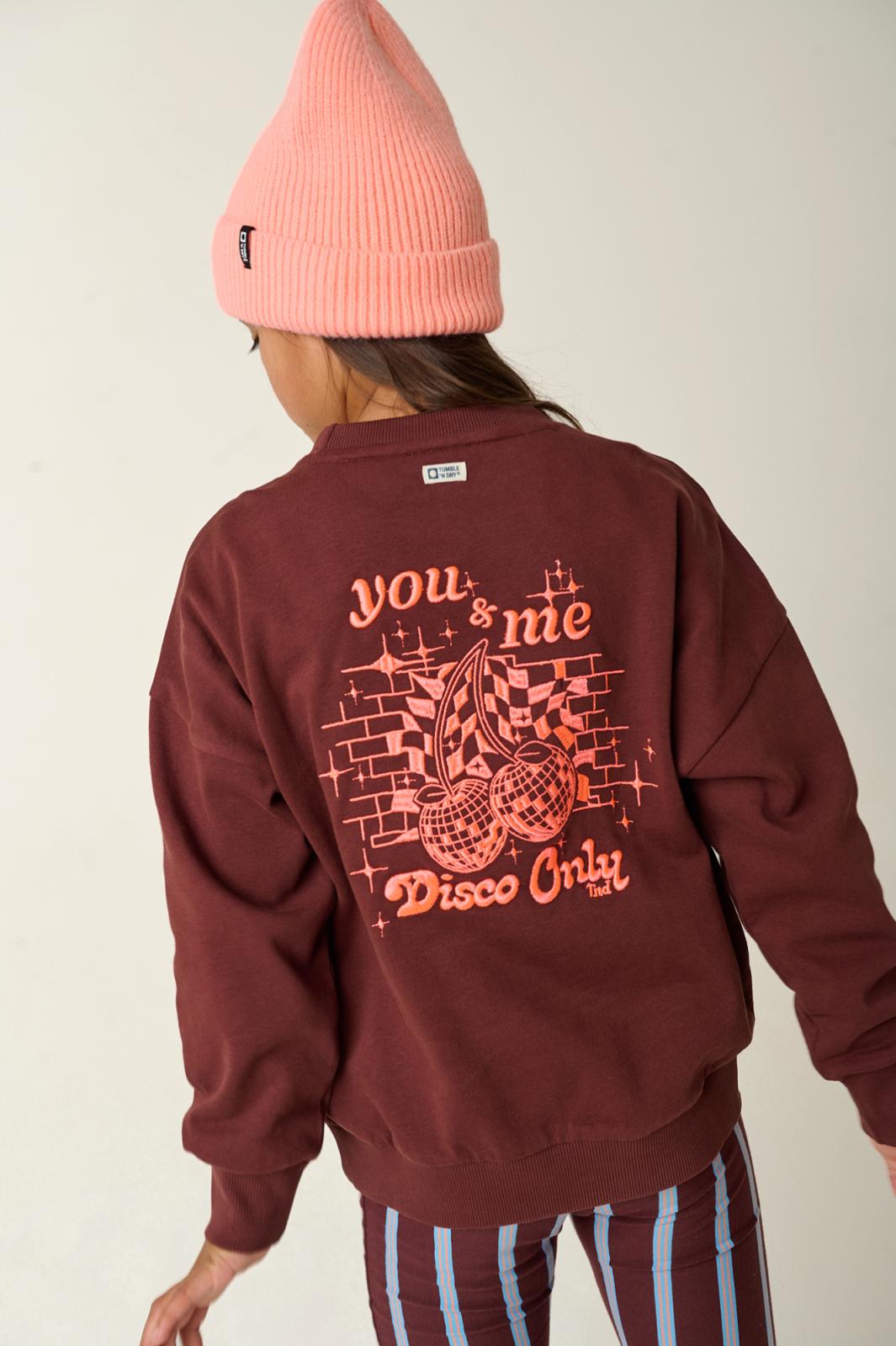 Sweatshirt Cherie bitter chocolate