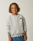 Sweatshirt Durham light grey melange