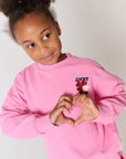 Sweatshirt Rosalie sachet pink
