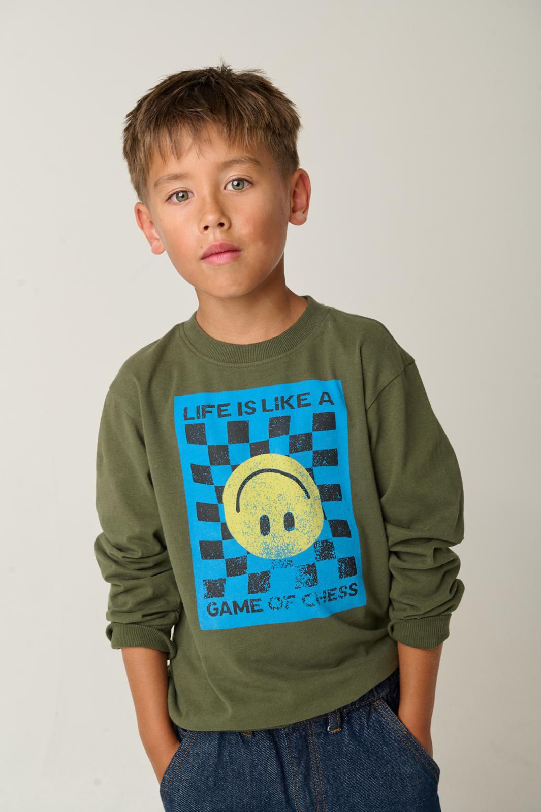 Long sleeve t-shirt Cardiff central green