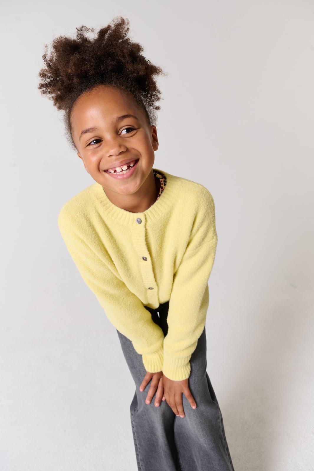 Cardigan (Knit) Sourire deux mellow yellow