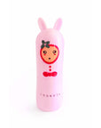 Baume à lèvres enfant sucre d'orge rose Inuwet Bunny Christmas, lapin de la collection de Noël