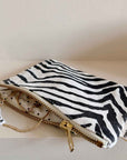 Marie Purse Zebrou Greige