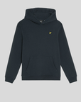 Brush Back Pullover Hoodie Dark Navy