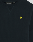 Brush Back Crew Neck Sweatshirt Dark Navy