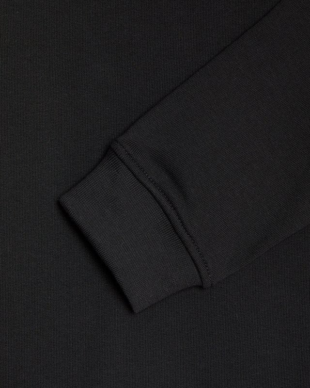 Crew Neck Sweatshirt Jet Black