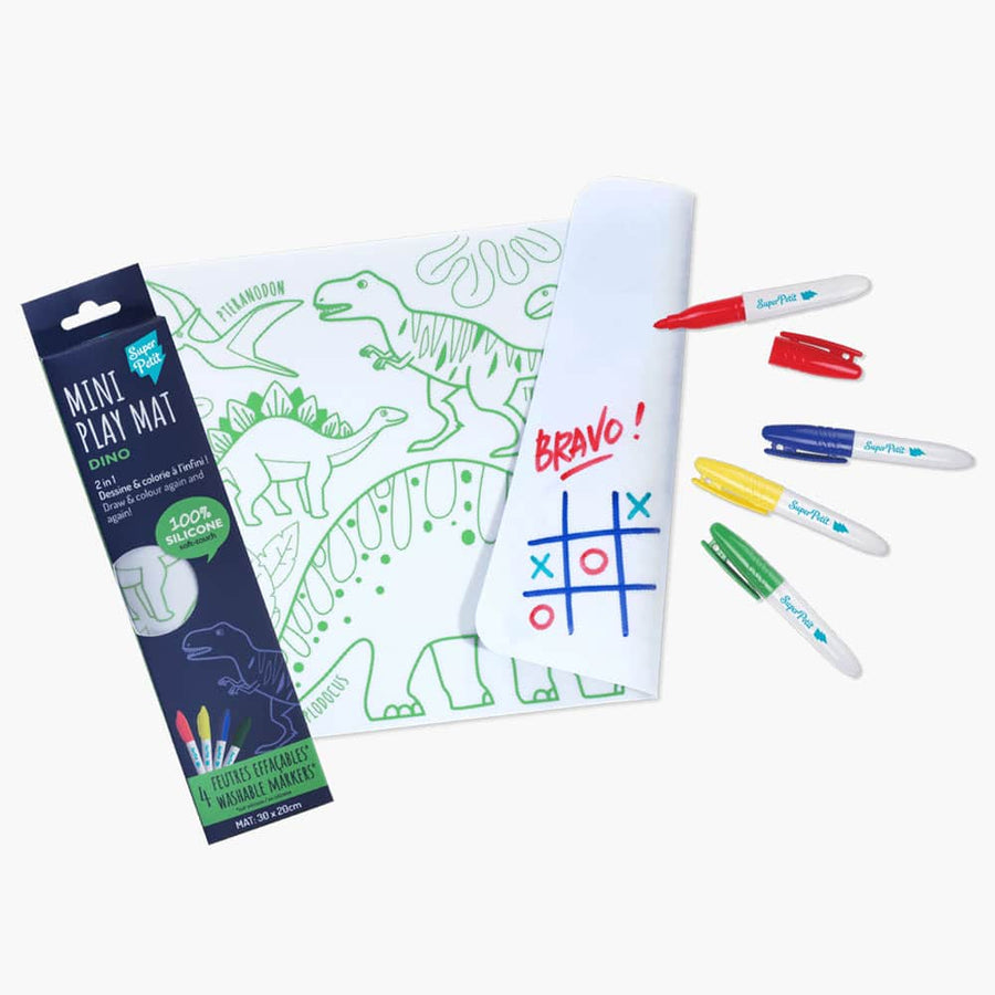 Mini Coloriage Réutilissable : Dino