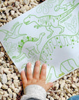 Mini Coloriage Réutilissable : Dino
