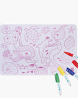 Mini Coloriage Réutilissable : Les Sirenes