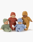 Babies - Ensemble Dors bien et bonnet en velours nikky camel