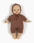 Babies - Béguin Élie en tricot caramel chiné