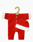 Babies – Ensemble Christmas avec combinaison Lili et bonnet en jersey carmin