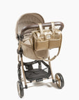 Sac à langer Deluxe en simili cuir mordoré pour poussette EGG