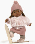 Gordis - Blouson Louison en fausse fourrure Rabbit rose