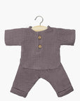 Gordis – Ensemble Andrea en gaze de coton raisin