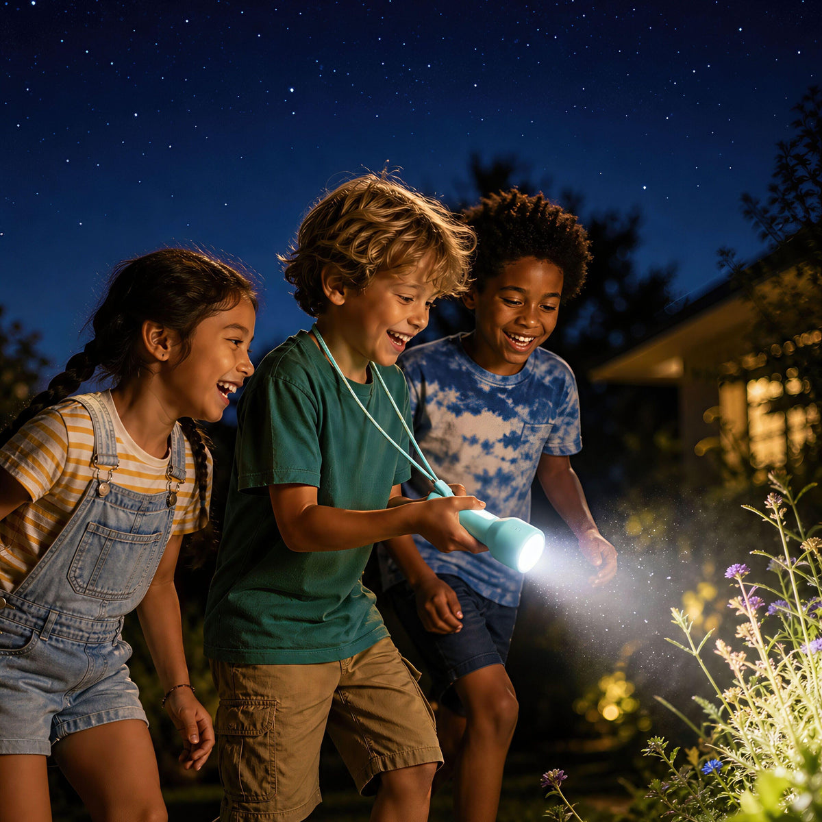 Lampe Glowy rose MOB en silicone souple pour petites mains
