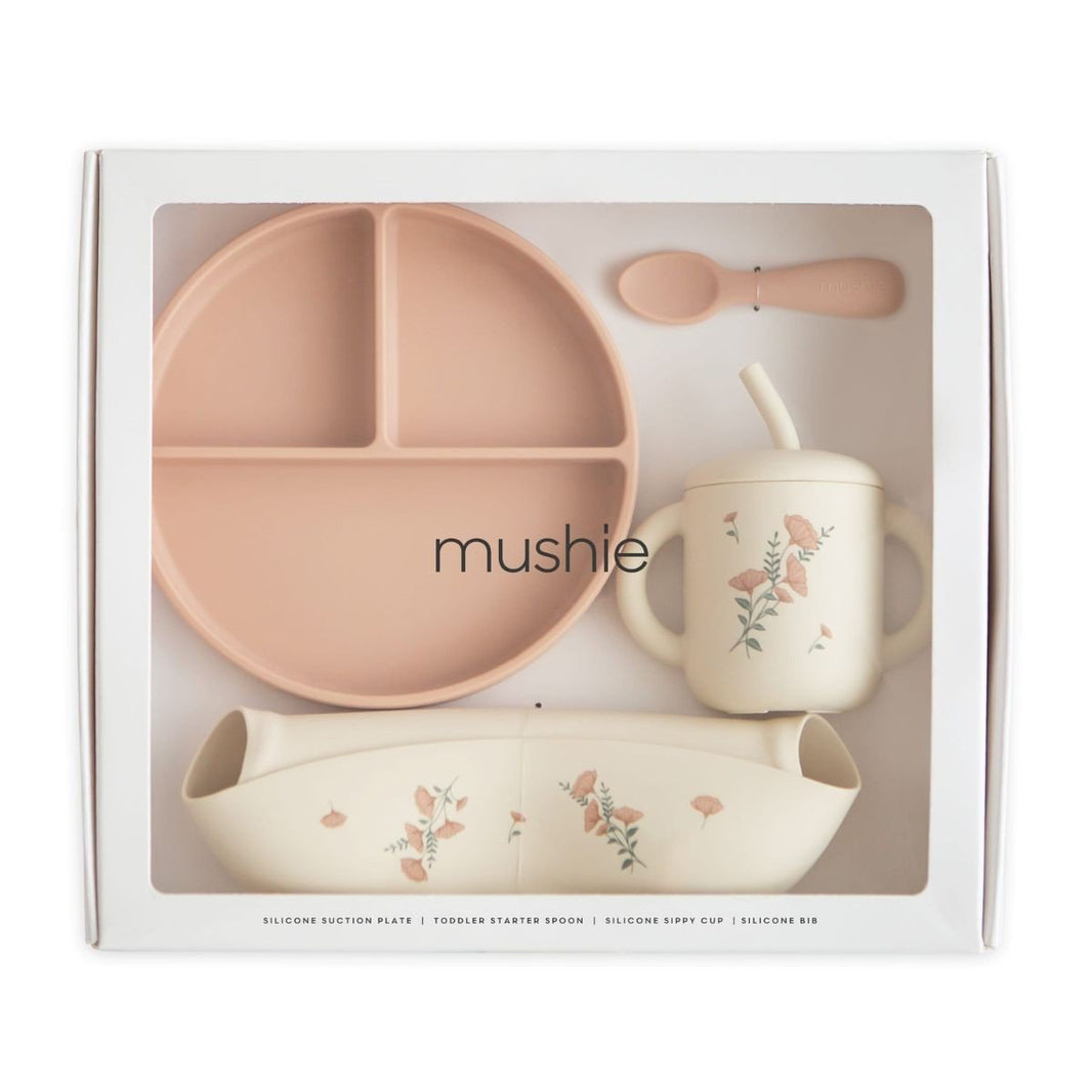 Giftbox Feeding Toddler Set - Pink Flowers