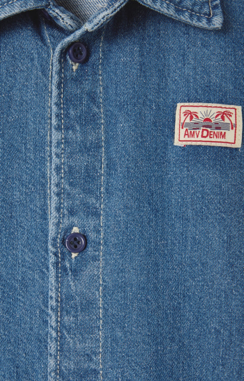 Chemises Globay Medium Blue