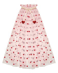 Heart Print Cape
