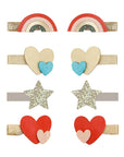 Rainbow Mini Clips