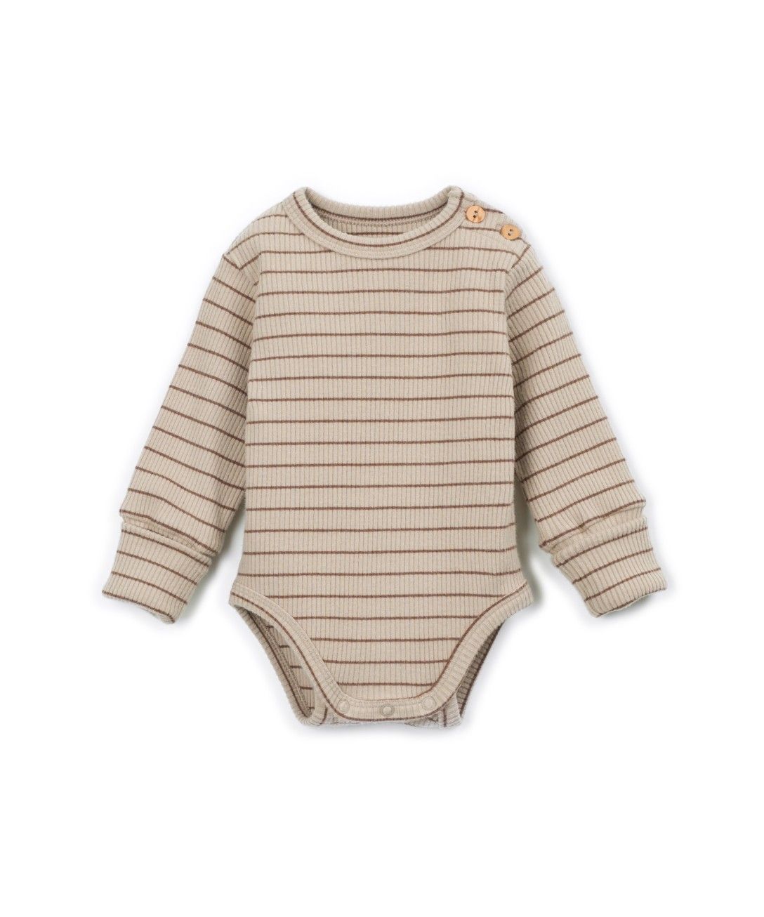 Body côtelé rayé Tufting pour bébé, marque Play Up, vue de face